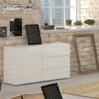 METIS 110 cm sideboard with 1 door + 3 drawers - Web Furniture